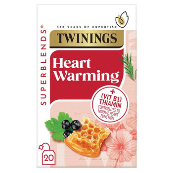 Twinings Superblends Hearta mit schwarzer Johannisbeeren, Rosmarin und Honig 20 pro Pack