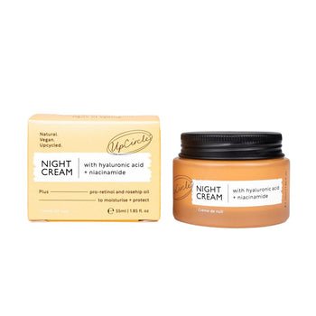 Crème nocturne en cercle avec acide hyaluronique + niacinamide 55 ml