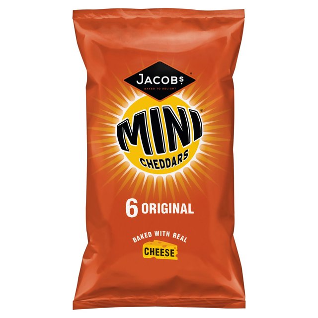 Mini queso cheddars de Jacob 6 x 25 g