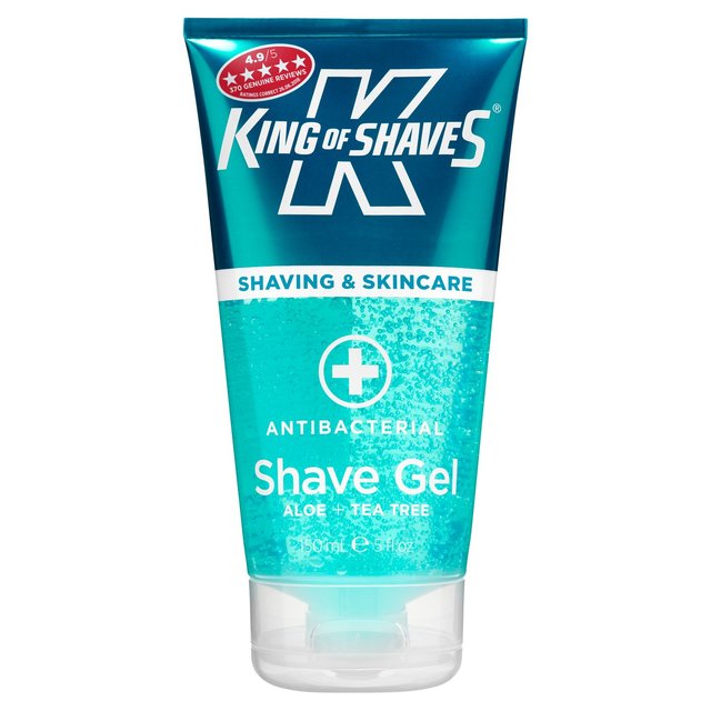 King of Shaves Gel de rasage antibactérien 150 ml
