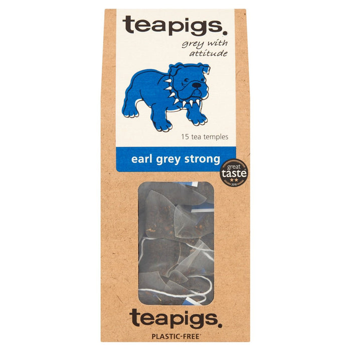 TEAPIGS Earl Grey Strong Sacs Sacs 15 par paquet