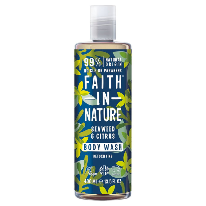 Faith dans la nature des algues et du corps d'agrumes lavage 400 ml