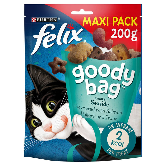 Felix Goody Bag Cat traite le mélange de bord de mer 200g