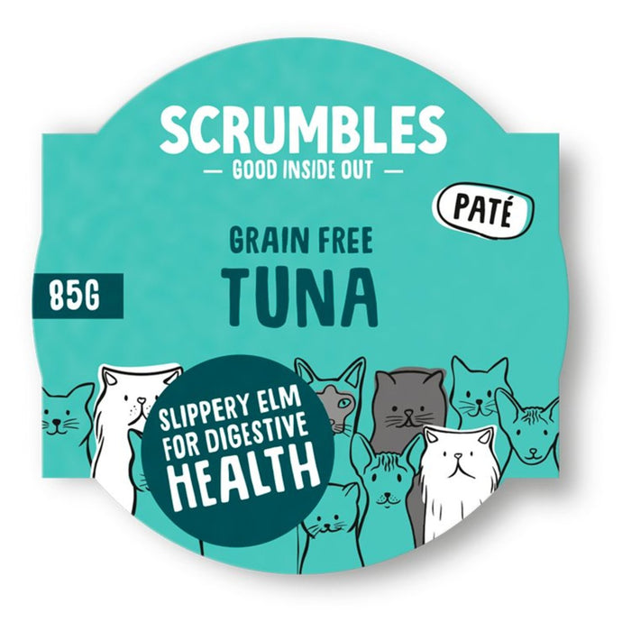Scrumble Grain Free Tuna Pate Pate Wet Cat Aliments 85g