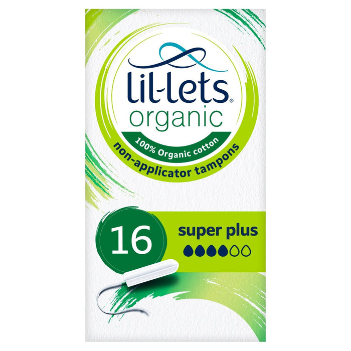 Lil-Lets Organic Nichtanwendungs-Super plus 16 pro Pack
