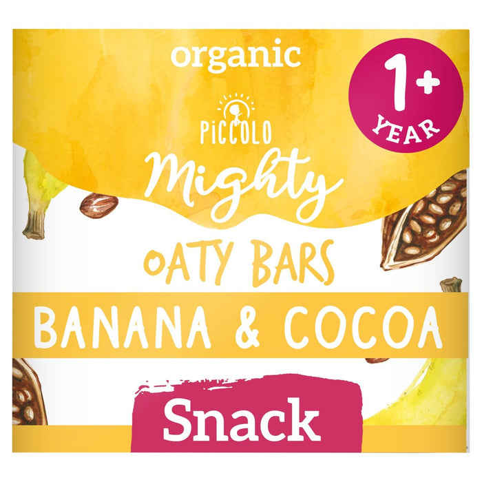 Piccolo Banana & Cocoa Organic Mighty Oaty Bars 12 MTS + 120G