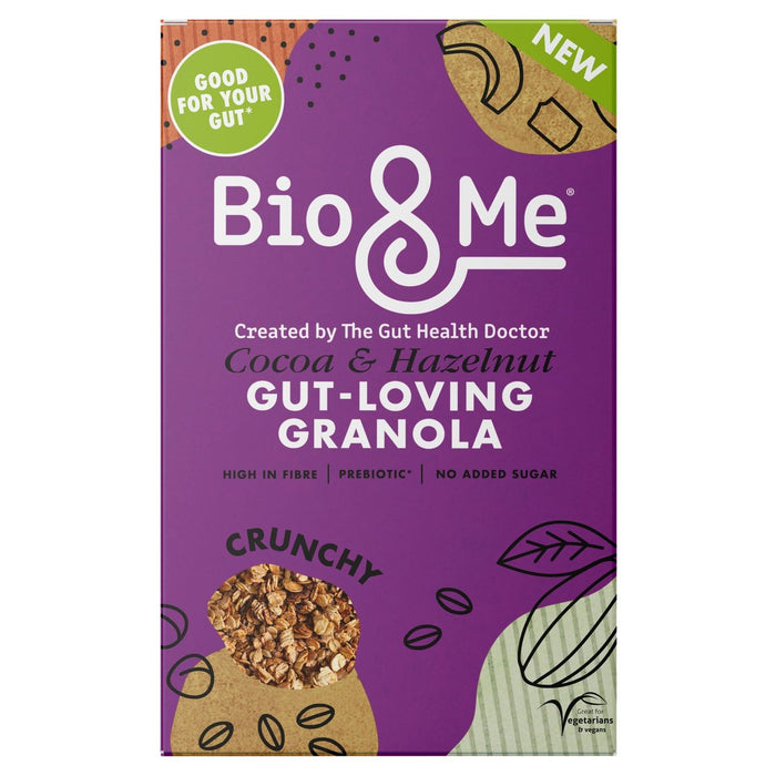 Bio & Me Cocoa & Hazelnut Gut Loving Prebiotic Granola 360g